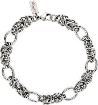 Ed Hardy Mens Byzantine Link Bracelet in Silver at Nordstrom Rack