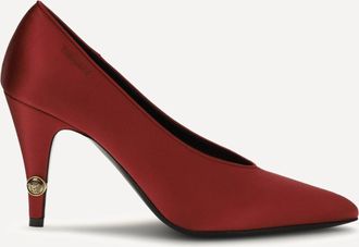 Versace D&eacute;collet&eacute; Gianni in raso Woman 37.5
