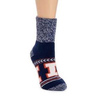 Muk Luks Gameday Unixex Short Heat Retainer Socks in Illinois at Nordstrom