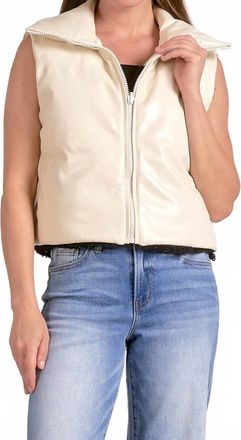 Elan Reversible Vest In White/black