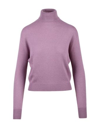 Kaos Ciclista Wool Sweater with High Neckline and Ribbed Details