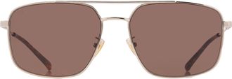 Gucci Brown Navigator Mens Sunglasses GG2096SA 004 59