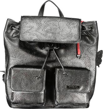 Desigual Paladio Prisma Mini Rugzak - Dames - Rugzakken - Zwart - ONE Size - Leer - Tassen