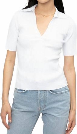 Cotton Citizen Ibiza Short Sleeve Polo In White