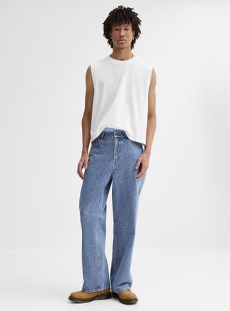 Djab Mens Light blue 5-pocket jean Wynwood fit - Relaxed