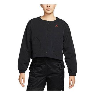 Nike Jordan (WMNS) Air Jordan SS22 Sports Training Casual Jacket Black DN4417-010
