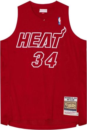 Mitchell & Ness Maglia Natale NBA Miami Heat 2012 Ray Allen - Rosso