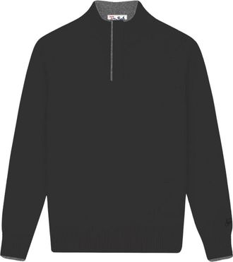 MC2 Saint Barth Trui met ronde hals - Heren - Ronde hals truien - Zwart - M - Truien & Vesten