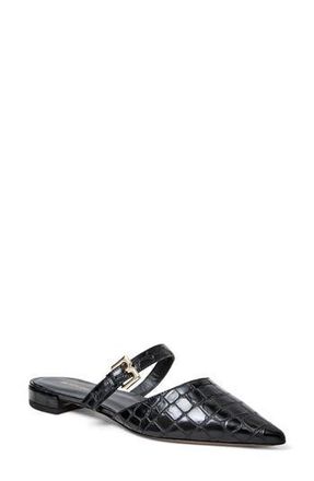 Bruno Magli Pasha Mule in Black/croc at Nordstrom Rack, Size 10.5