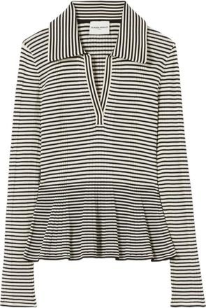 Claudie Pierlot Gestreepte top - Wit