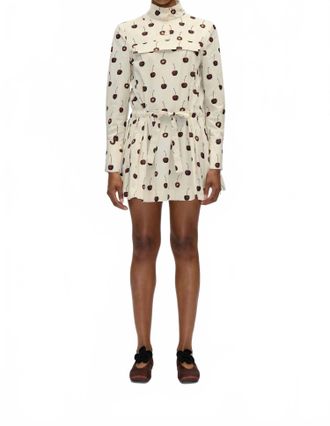 Stine Goya Pullover Parka Dress In Cream