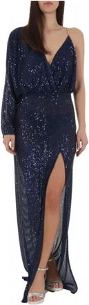 Elisabetta Franchi Mujer, Vestidos, Azul, Talla: L