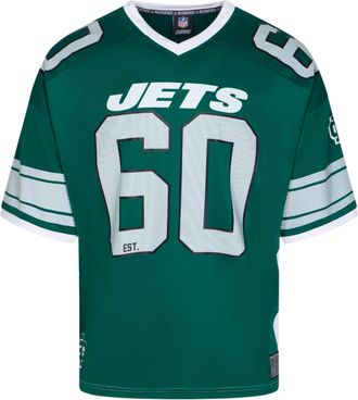 Recovered Clothing New York Jets NFL Mesh Oversized Top Jersey Green