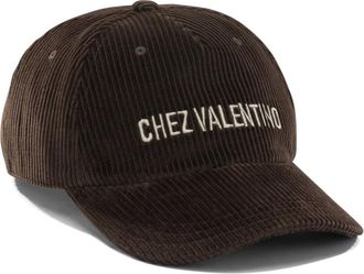 Valentino Garavani Hats & Caps, male, Brown, 59 CM, Chez Valentino Baseball Cap