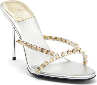 Jeffrey Campbell Gabbriette Sandal in Silver Gold at Nordstrom, Size 7.5