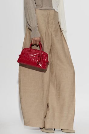Jacquemus Leather Bag Turismo, Womens, Red
