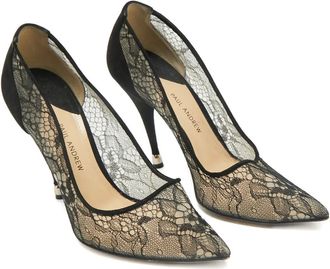 PAUL ANDREW Pumps Sidai con dettagli in pizzo - Nero