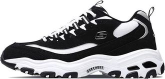Skechers DLites 1.0 Black White 666063-BKW