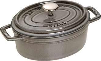 Staub Cast Iron 1-qt Oval Cocotte