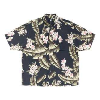 St&uuml;ssy Hawaiian Floral SS Shirt Black 1110417-BLAC