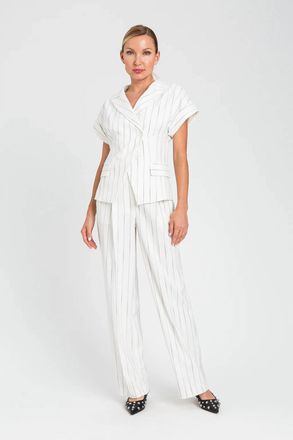 Twin-Set Marais Tailored Pant In Off White