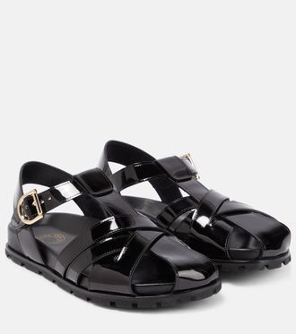 Dries Van Noten Patent leather sandals