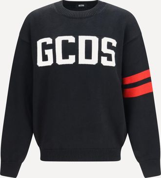 GCDS Logo crewneck Sweater Male XL