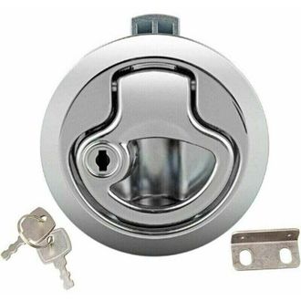 OEM Pestillo De Escotilla De Aleaci&oacute;n De Zinc Con Cerradura Para Yates, Remolques, Caravanas, Cubiertas Y Puertas De Armarios. -crezuo