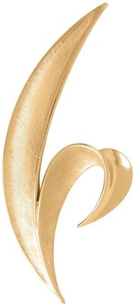 Susan Caplan Vintage 1950s Trifari leaf brooch - women - Gold Plated Brass - One Size