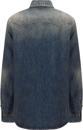 Fendi Western Denim Shirt - Blue