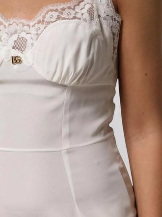 Dolce & Gabbana silk lace mini dress