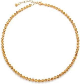 Monica Vinader x Kate Young Tennis Necklace in 18Ct Metallic Gold at Nordstrom Rack