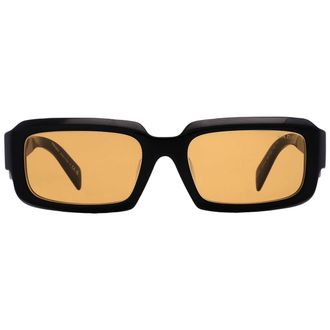 Prada Yellow Rectangular Mens Sunglasses PR 27ZSF 16K70A 55