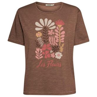 Greenbomb Les Fleurs Nova T-Shirt f&uuml;r Damen | braun