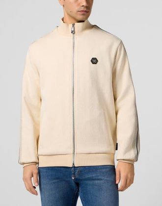 Philipp Plein Tracksuit Jacket Monogram Monogram Men in Beige at Nordstrom, Size Xx-Large
