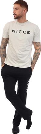 Nicce London Heren Aderyn Top & Billen Set (Zwart, Wit)