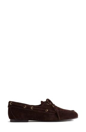 Madewell The Jamie Boat Shoe in Dark Carob at Nordstrom, Size 6.5
