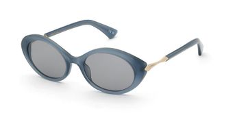 Nina Ricci SNR481 0W47 Womens Sunglasses Blue Size 53