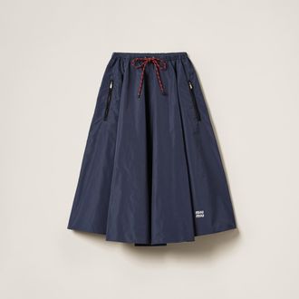 Miu Miu Technical fabric skirt