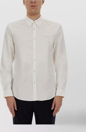 HUGO BOSS tailored cotton shirt button-down collar