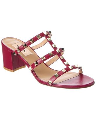 Valentino Rockstud Caged 60 Leather Sandal