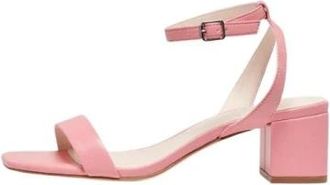 Only Hak Sandaal - Dames - Sandalen met hakken - Roze - 41 EU - Schoenen