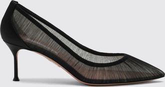 Aquazzura D&eacute;collet&eacute; Voile Aquazzura in raso e tulle drappeggiato