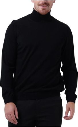 HUGO BOSS Musso-P Turtleneck - Heren - Coltruien - Zwart - XL - Wol - Truien & Vesten