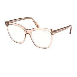 Tom Ford Glasses, female, Brown, Size: 54 MM Ft6042-B Optical Frame