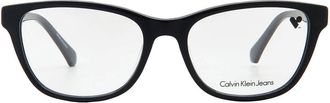 Calvin Klein Demo Square Ladies Eyeglasses CKJ22645 001 53