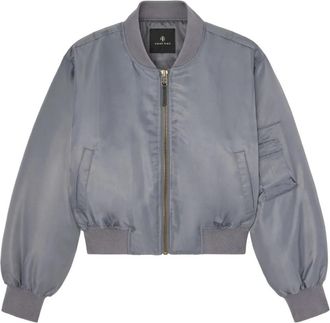 Anine Bing Jassen - Dames - Bomber jackets - Grijs - L - Jassen