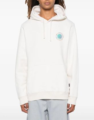 Patagonia Mens Unity Fitz Uprisal Logo Hoodie White Clothing > Knitwear