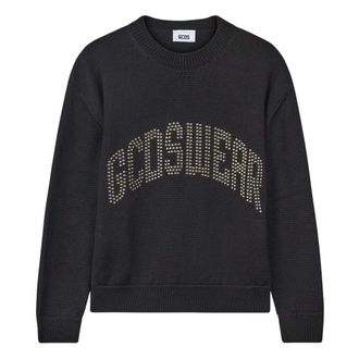 GCDS Maglia girocollo - - Knitwear - Uomo - Nero - M