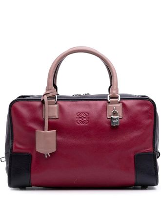 Loewe 2014 Tricolor Leather Amazona 36 handbag - women - Calf Leather - One Size - Red